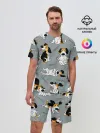 Мужской костюм с шортами / Собаки Бигли