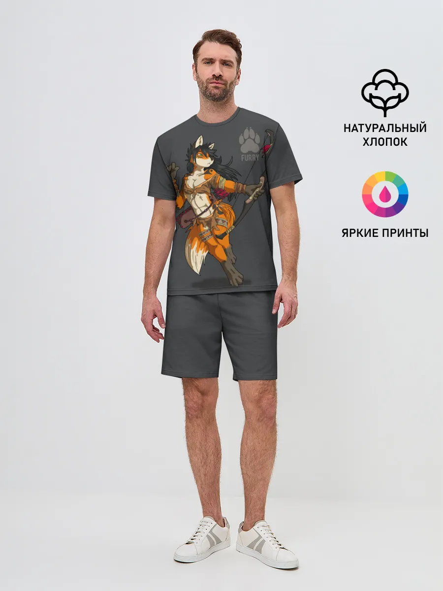 Мужской костюм с шортами / Furry fox