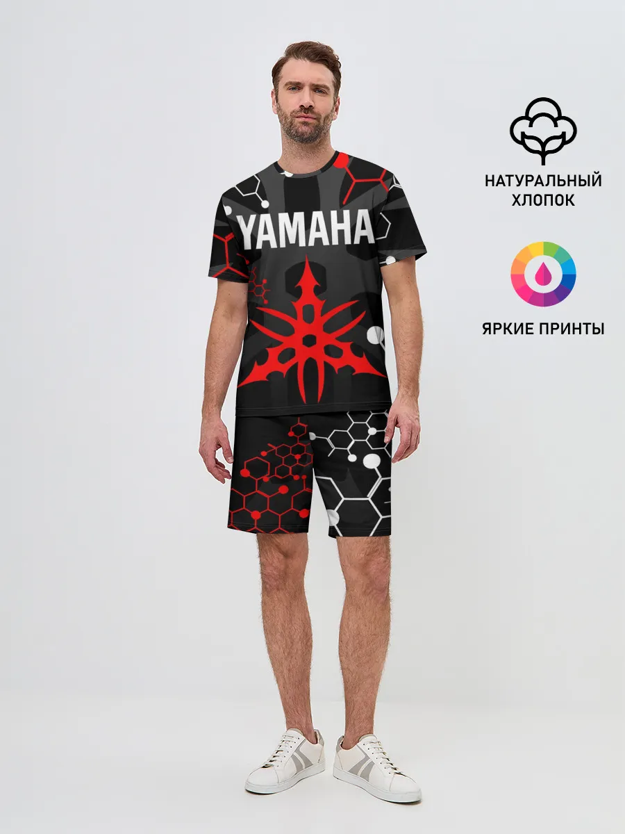 Мужской костюм с шортами / YAMAHA / ЯМАХА / МОТОСПОРТ