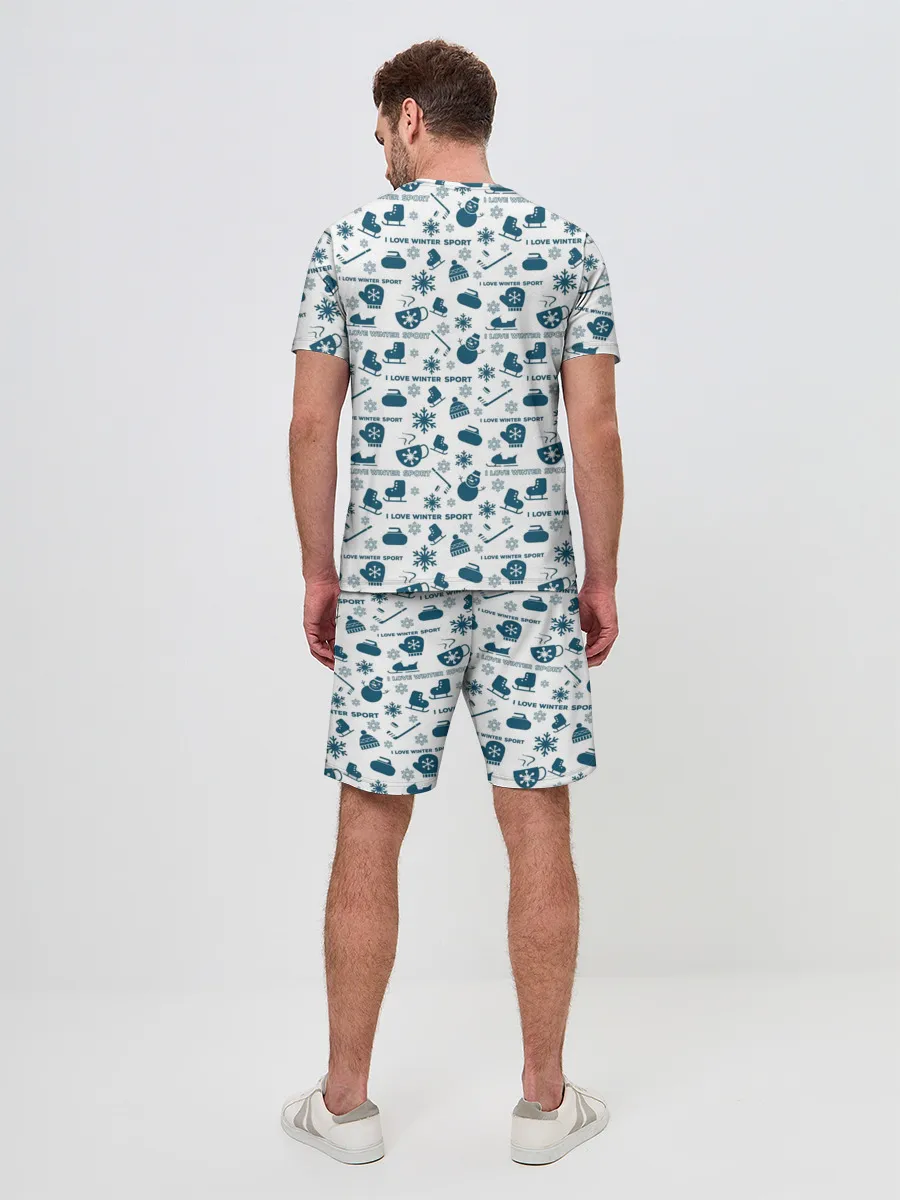 Мужской костюм с шортами / Зимние виды спорта
