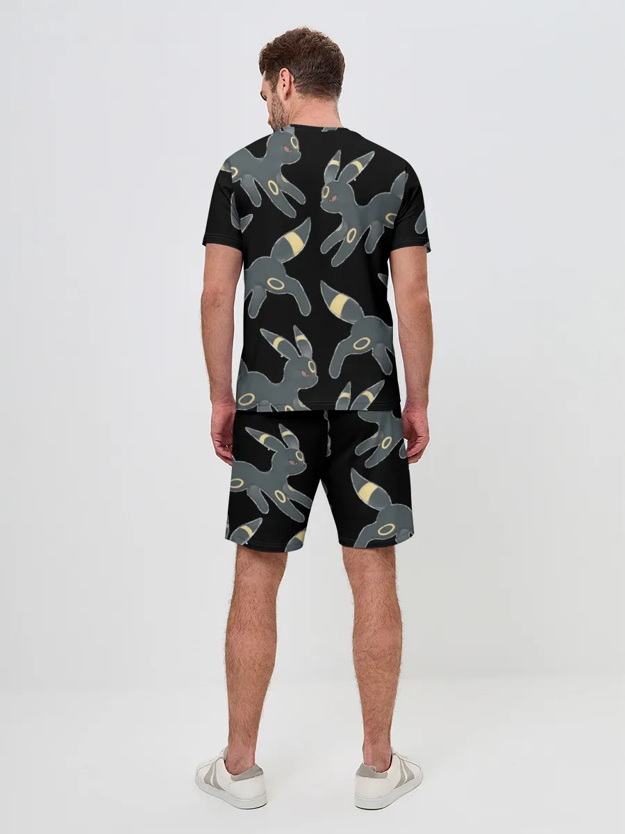 Мужской костюм с шортами / покемон Амбреон