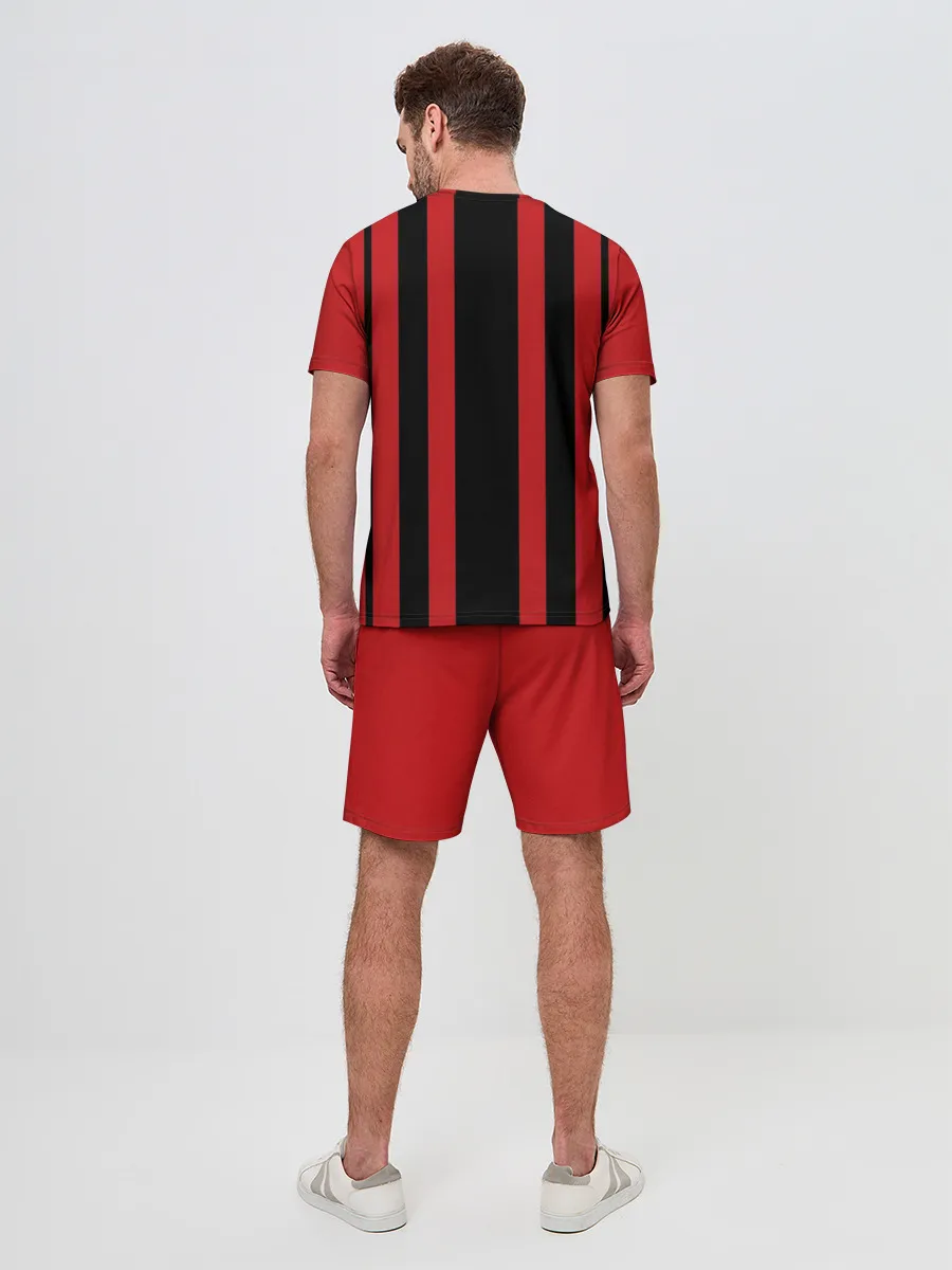 Мужской костюм с шортами / Милан домашняя форма 2021/2022