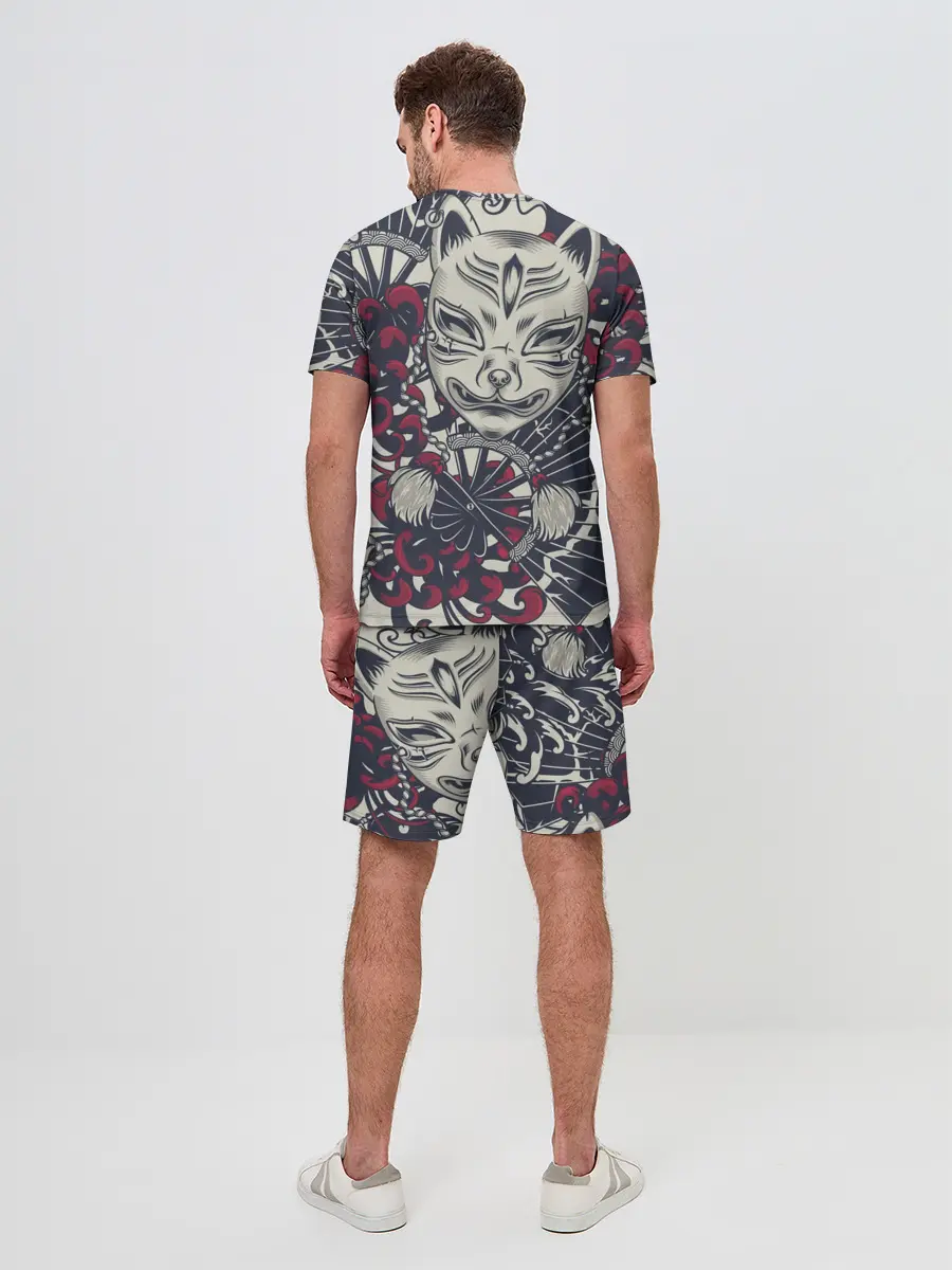 Мужской костюм с шортами / Маска Кицунэ | Маска лисы