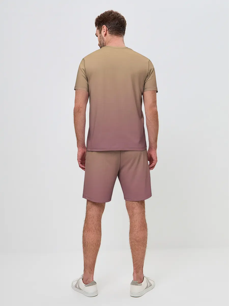 Мужской костюм с шортами / девочка ушки кофе