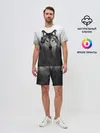 Мужской костюм с шортами / Волк