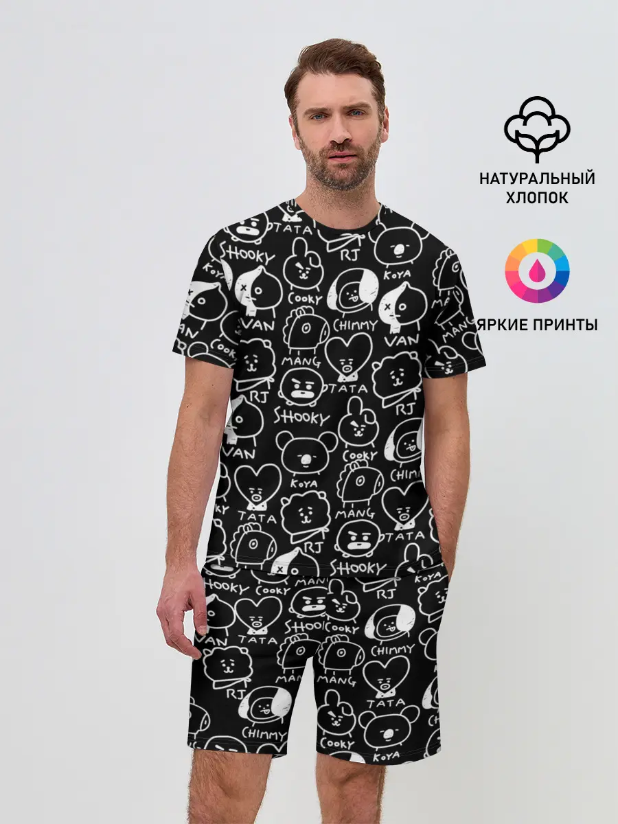 Мужской костюм с шортами / BTS | BT21
