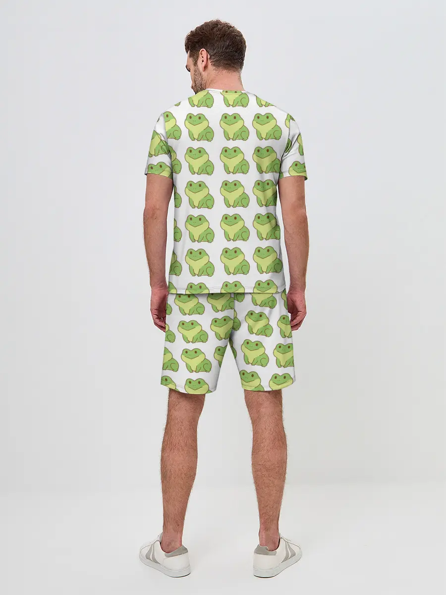 Мужской костюм с шортами / лягушки
