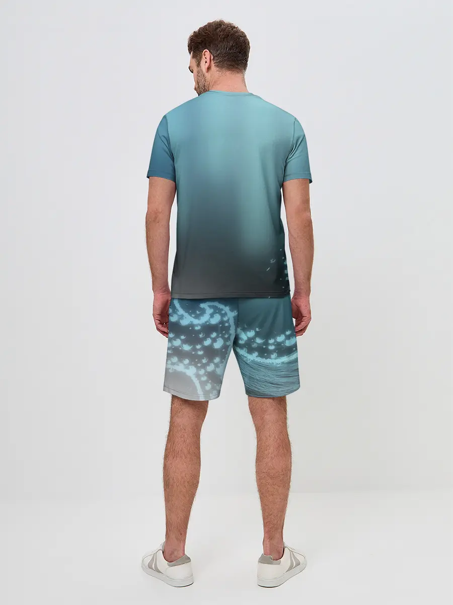 Мужской костюм с шортами / Водяные свечения