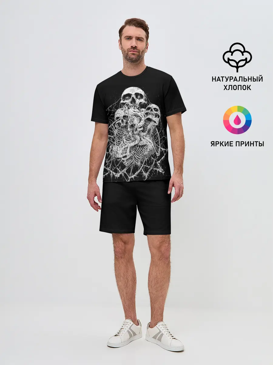 Мужской костюм с шортами / ЧЕРЕПА