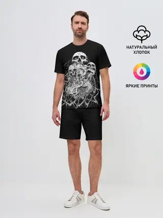 Мужской костюм с шортами / ЧЕРЕПА