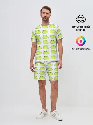 Мужской костюм с шортами / лягушечки