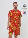 Мужской костюм с шортами / ХОХЛОМА