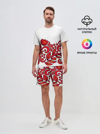 Мужской костюм с шортами / ХОХЛОМА