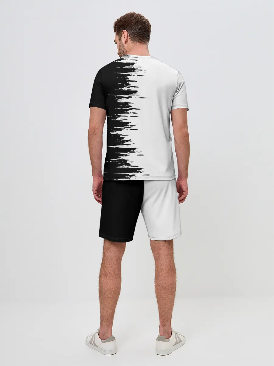 Мужской костюм с шортами / Чёрный клевер,