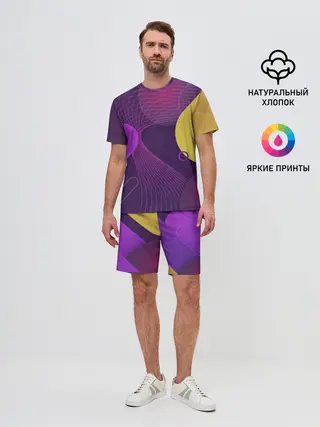 Мужской костюм с шортами / ГЕОМЕТРИЧЕСКИЕ ЛИНИИ