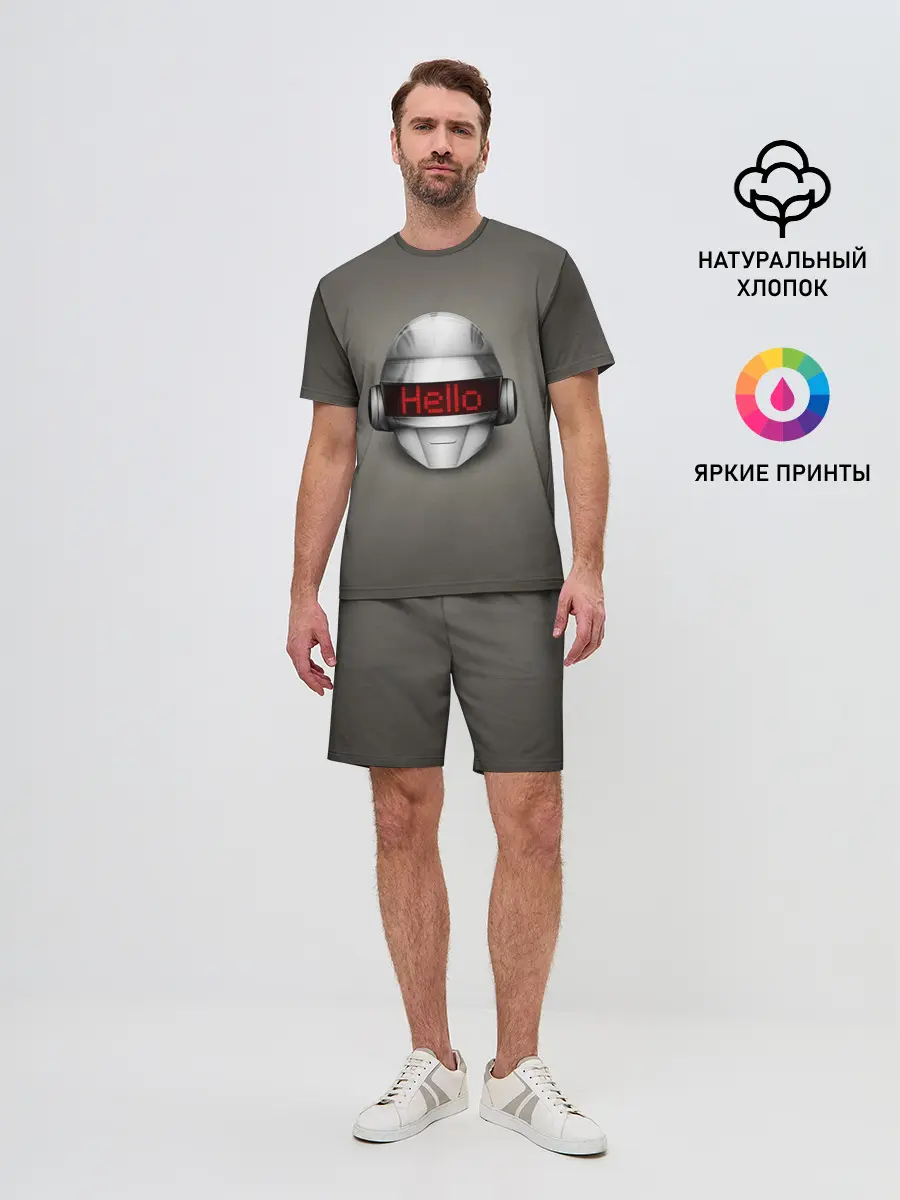 Мужской костюм с шортами / Daft Punk | Hello
