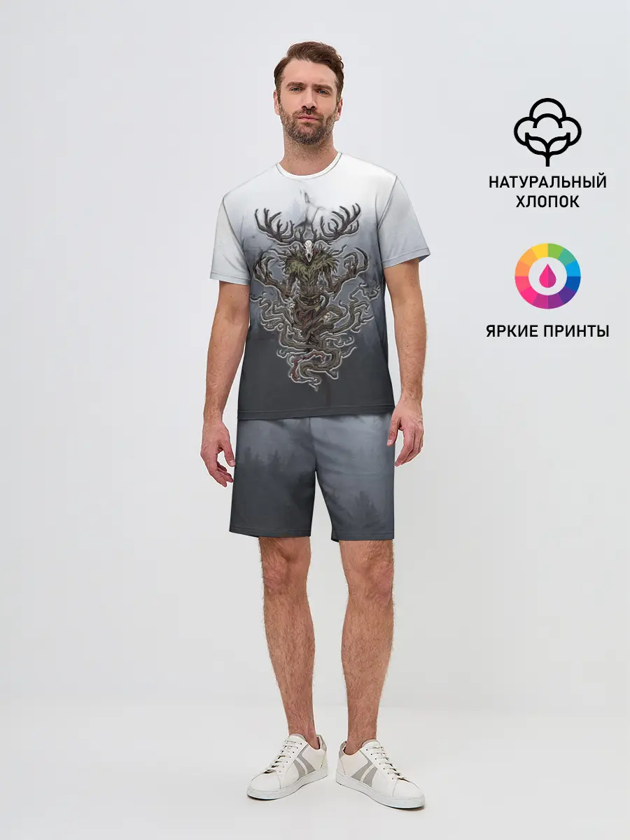 Мужской костюм с шортами / Леший