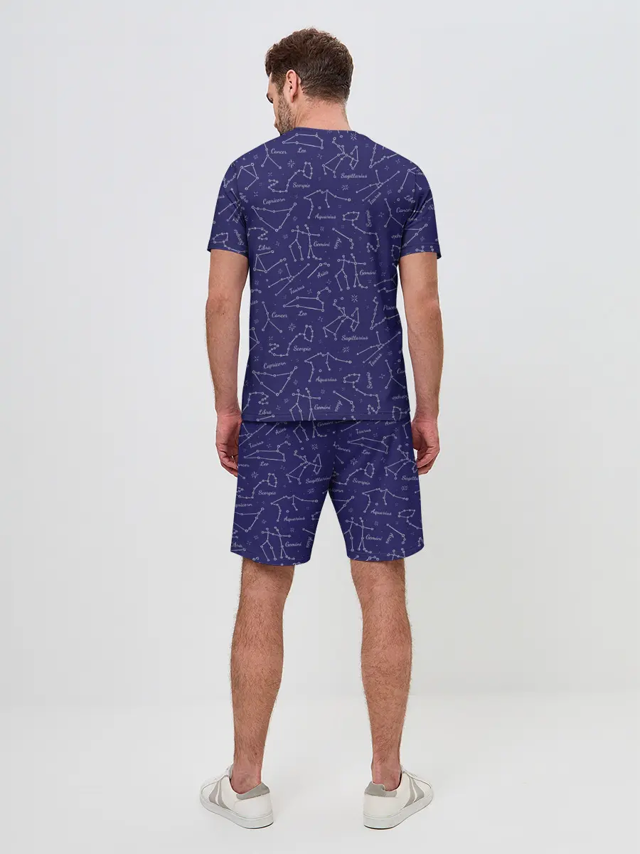 Мужской костюм с шортами / Знаки Зодиака