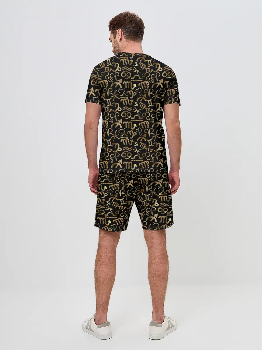 Мужской костюм с шортами / Знаки Зодиака
