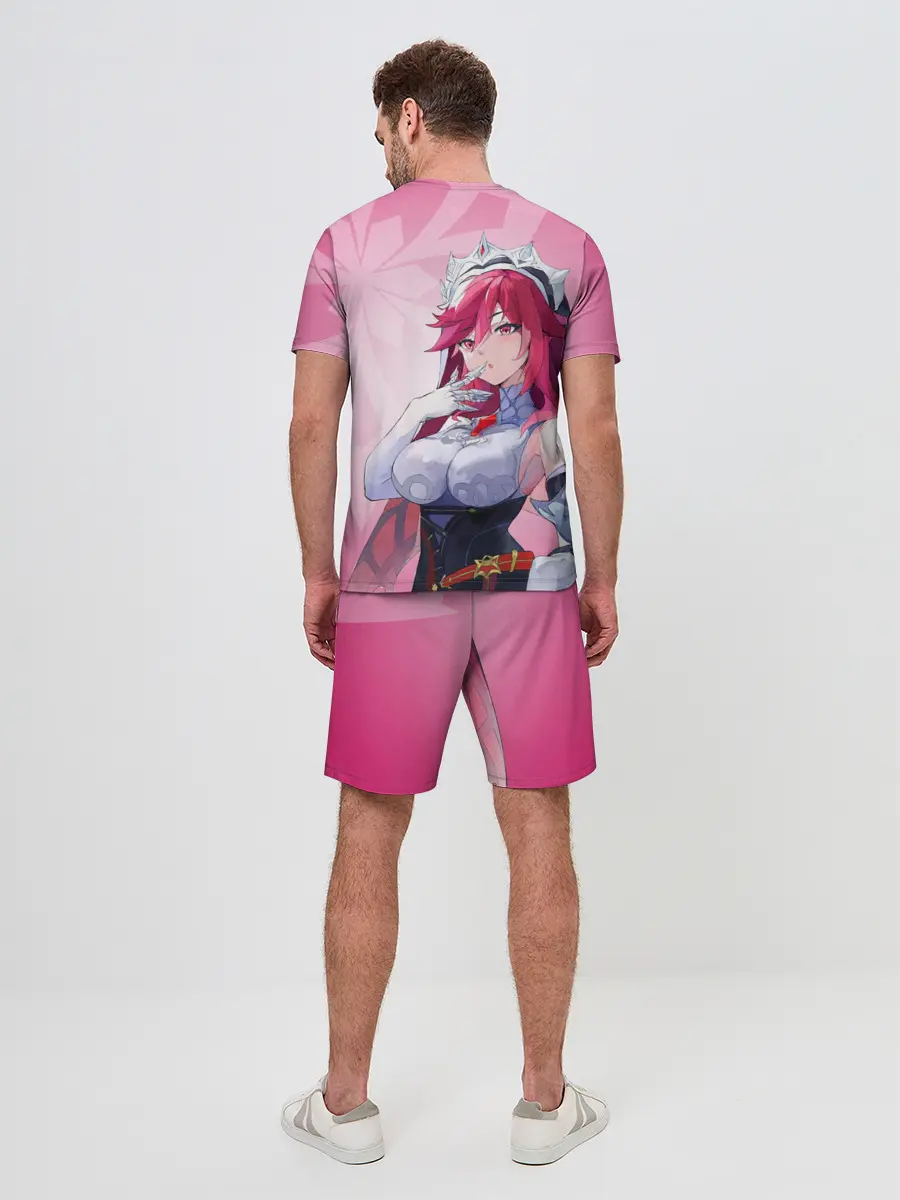 Мужской костюм с шортами / GENSHIN IMPACT, РОЗАРИЯ