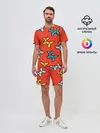 Мужской костюм с шортами / Собачки шарики