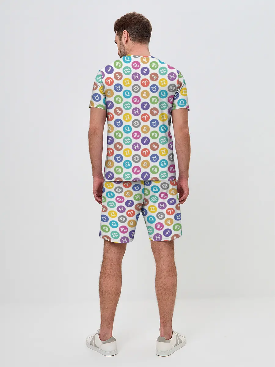 Мужской костюм с шортами / Знаки Зодиака