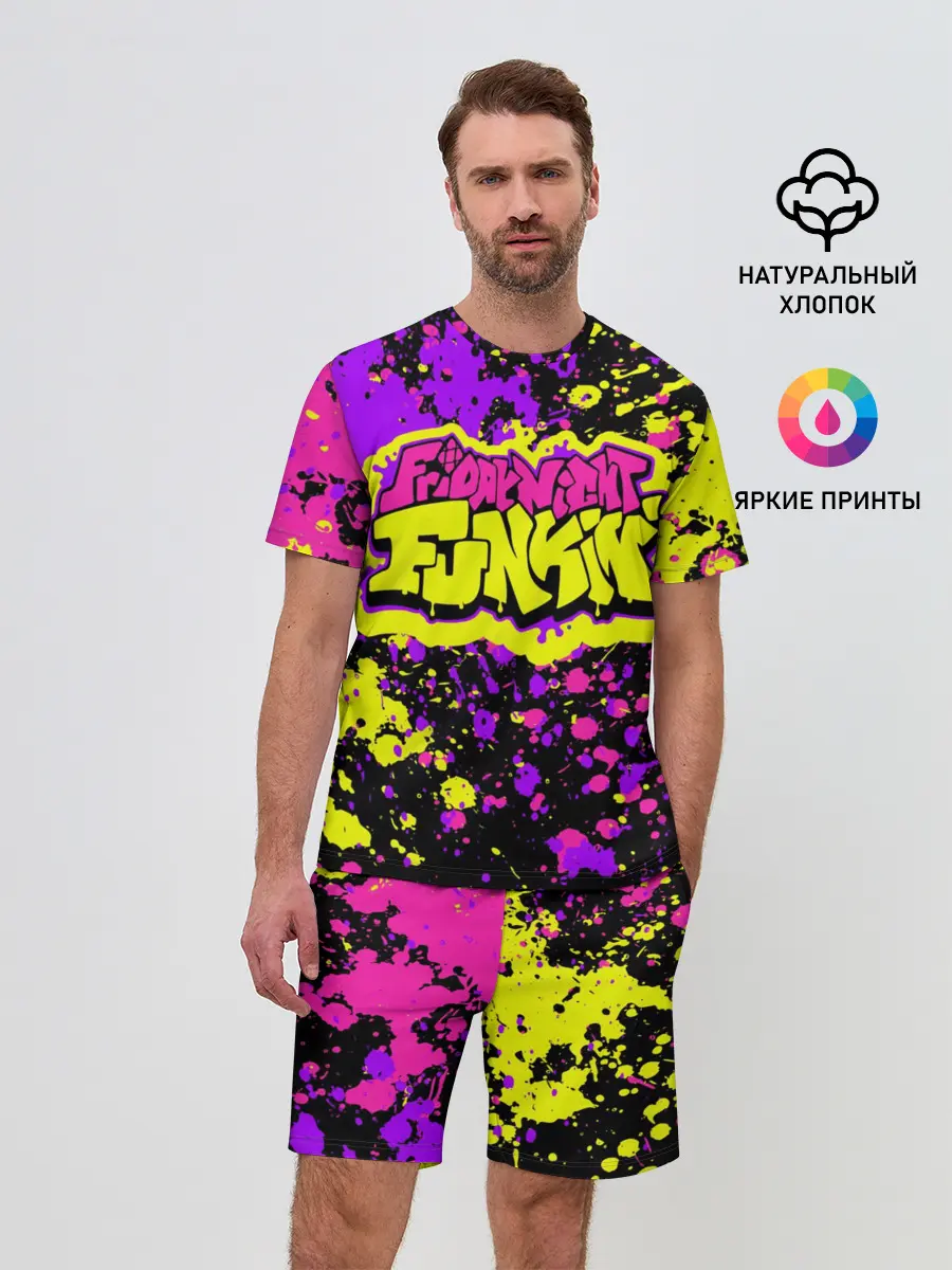 Мужской костюм с шортами / Friday Night Funkin
