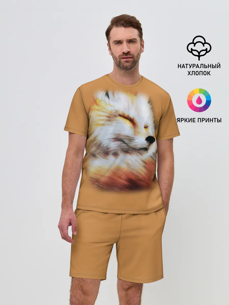 Мужской костюм с шортами / Лисичка