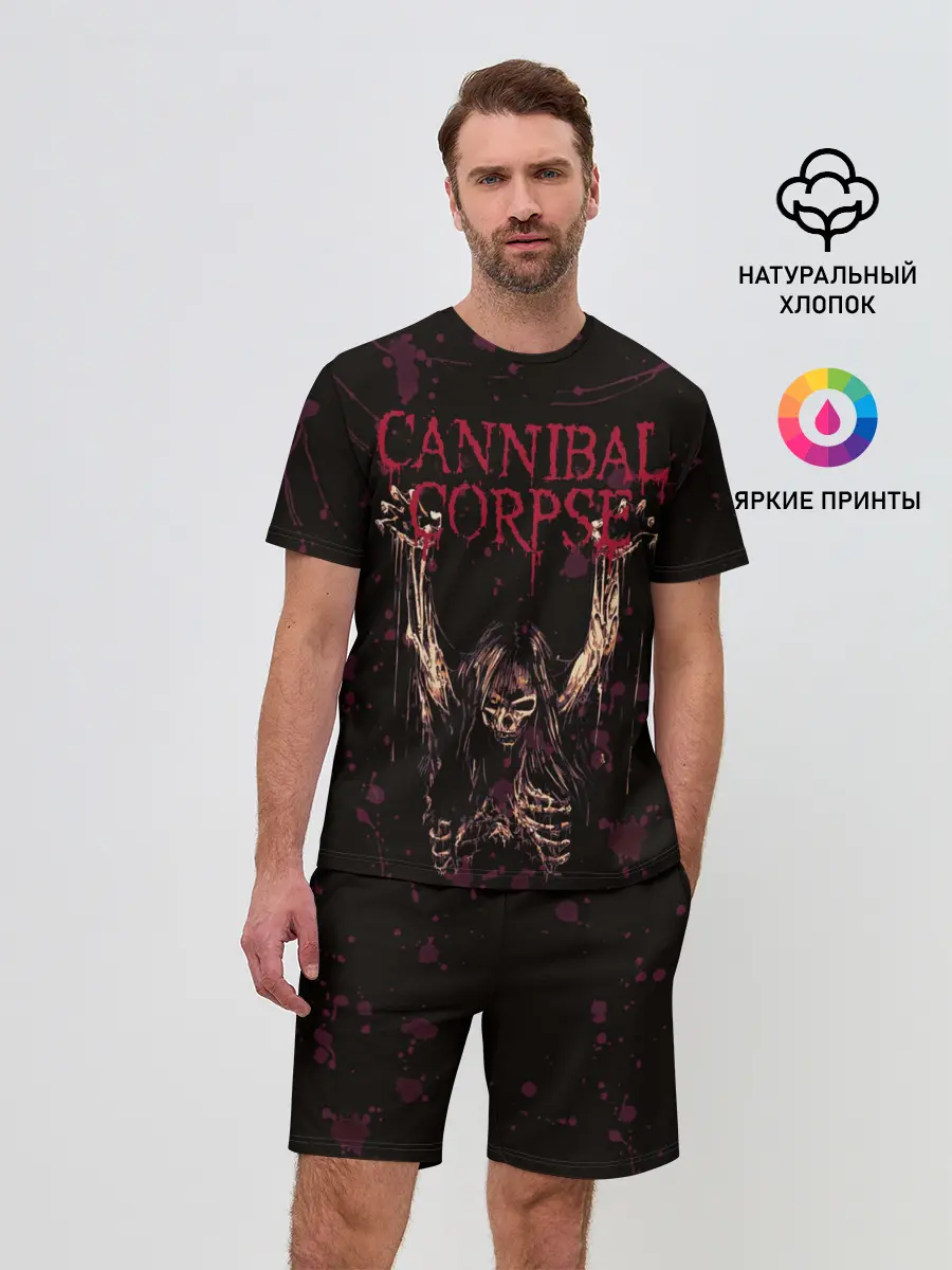 Мужской костюм с шортами / Cannibal Corpse | Skeleton