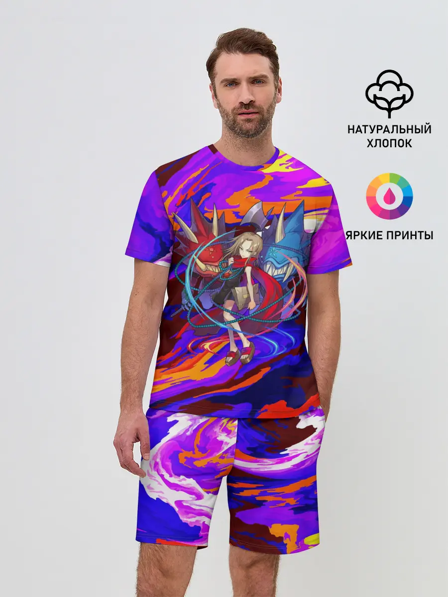 Мужской костюм с шортами / Шаман Кинг | Анна