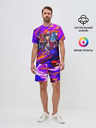 Мужской костюм с шортами / Шаман Кинг | Анна