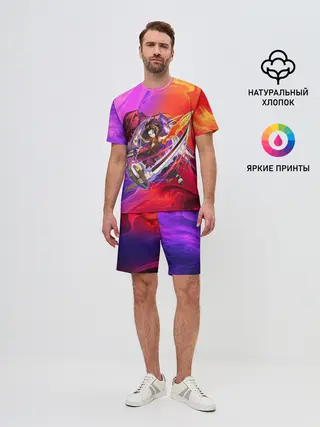 Мужской костюм с шортами / Шаман Кинг | Йо Асакура