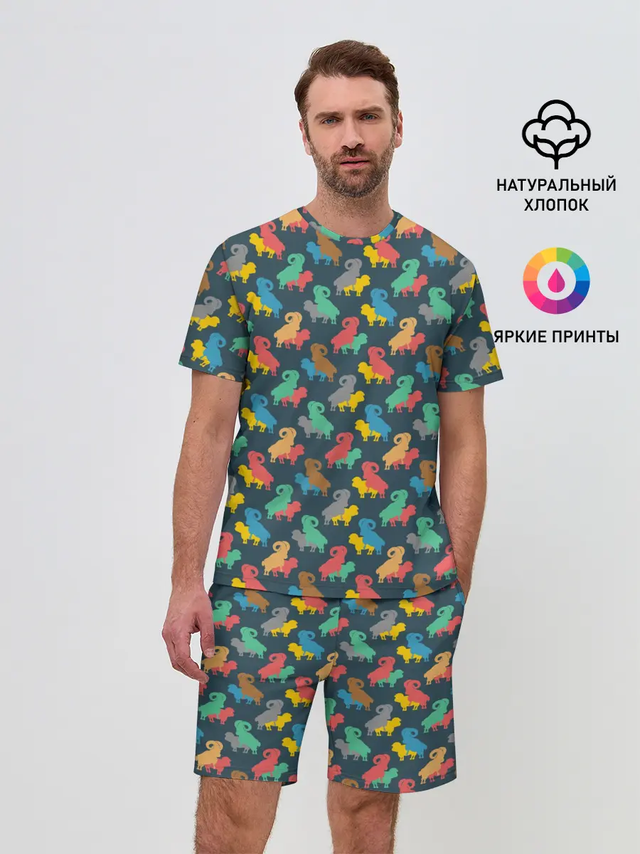 Мужской костюм с шортами / Овен