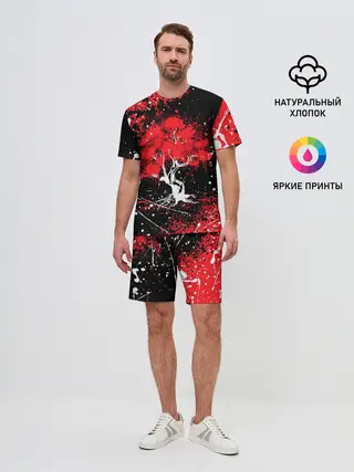 Мужской костюм с шортами / САКУРА | SAKURA | ВИШНЯ