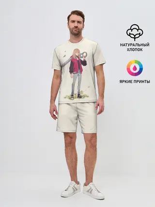 Мужской костюм с шортами / Кавай