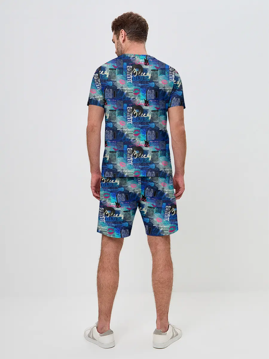 Мужской костюм с шортами / Blues