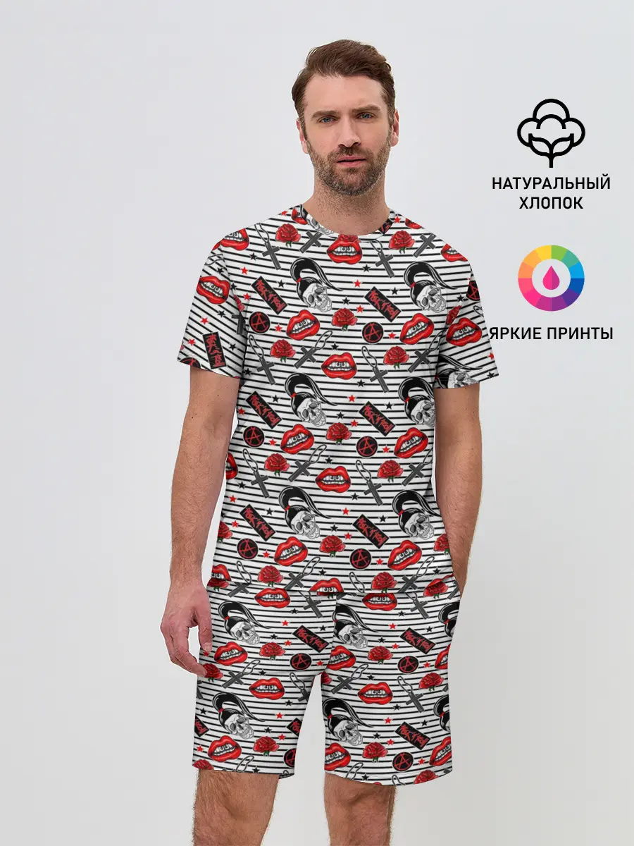 Мужской костюм с шортами / Rocknroll