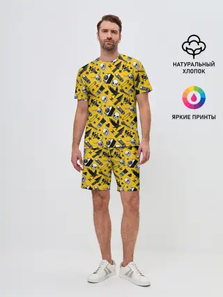 Мужской костюм с шортами / Рок