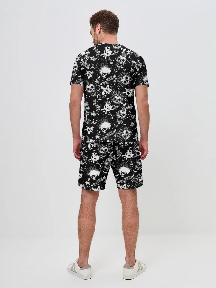 Мужской костюм с шортами / Панк