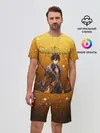 Мужской костюм с шортами / GENSHIN IMPACT ЧЖУН ЛИ