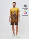 Мужской костюм с шортами / GENSHIN IMPACT ЧЖУН ЛИ