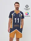 Мужской костюм с шортами / KARASUNO 11 | ФОРМА КАРАСУНО
