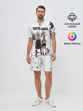 Мужской костюм с шортами / Канеки Кен и Тоука Киришима