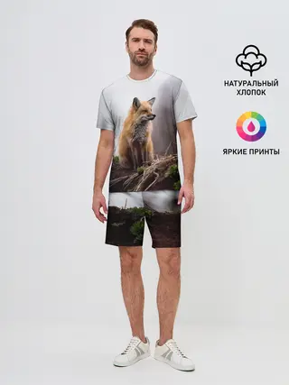 Мужской костюм с шортами / Лиса