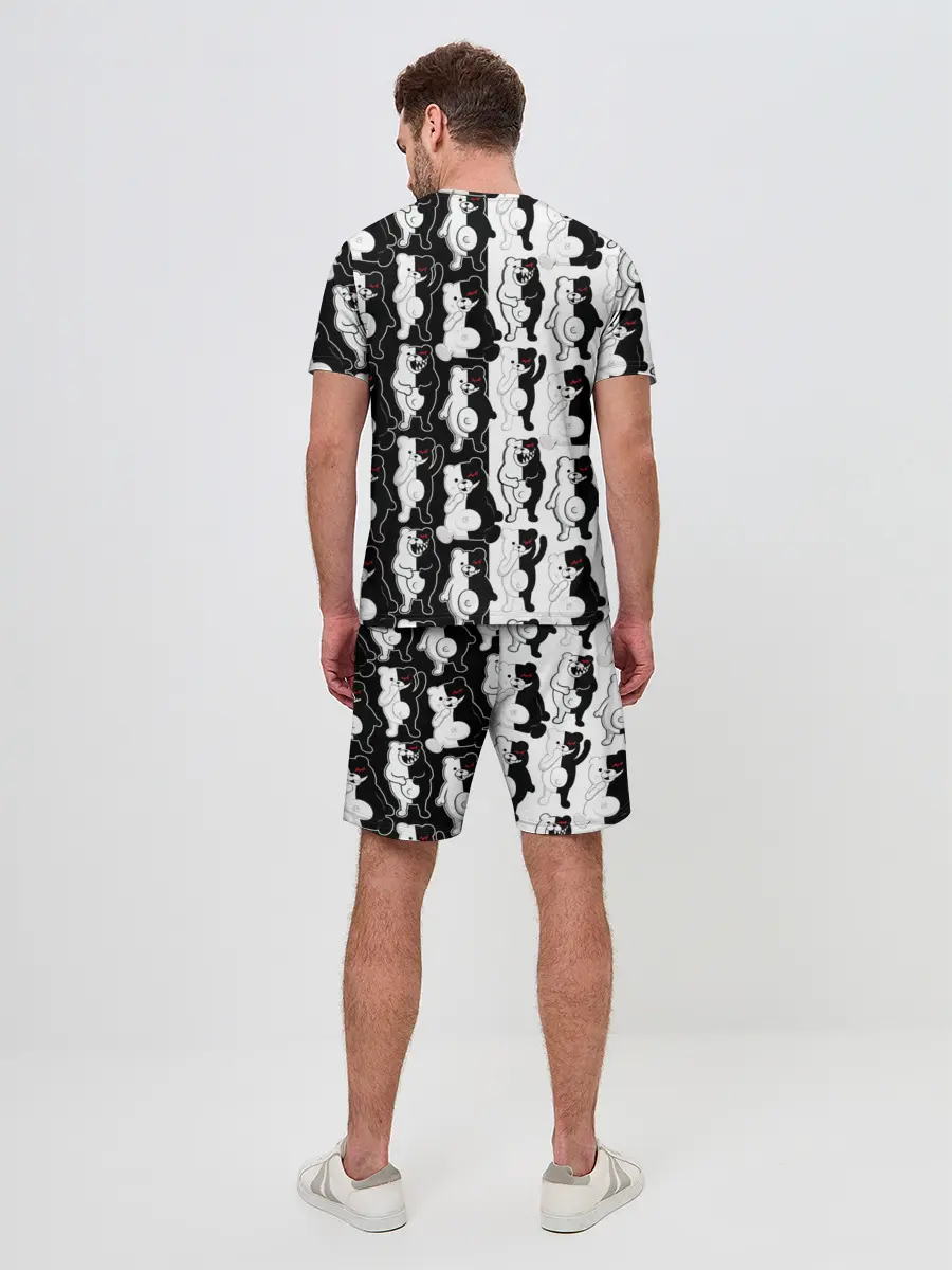 Мужской костюм с шортами / MONOKUMA / МОНОКУМА ПАТТЕРН