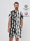 Мужской костюм с шортами / MONOKUMA / МОНОКУМА ПАТТЕРН