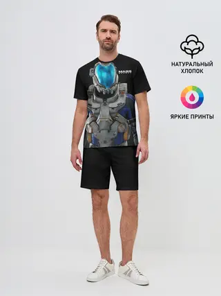 Мужской костюм с шортами / масс эффект