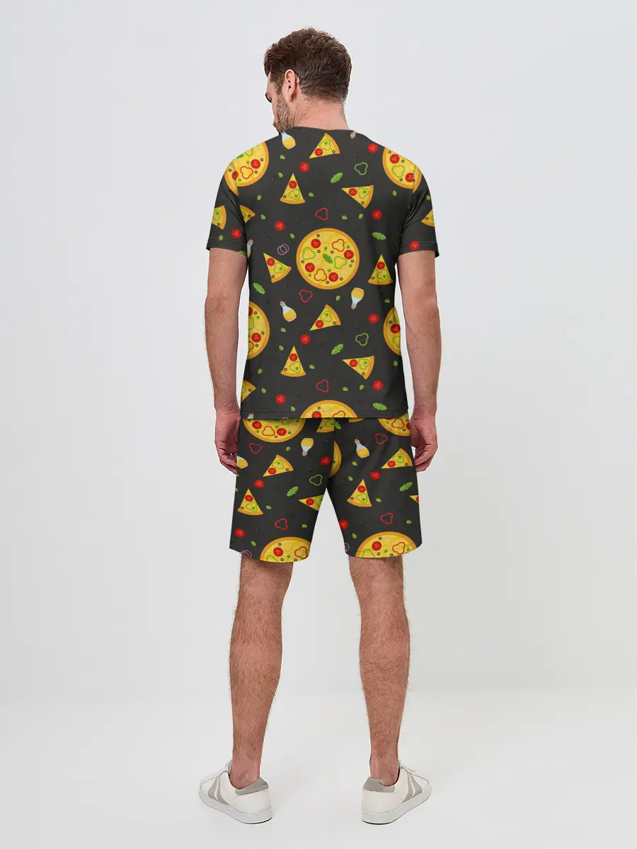 Мужской костюм с шортами / Веганская пицца