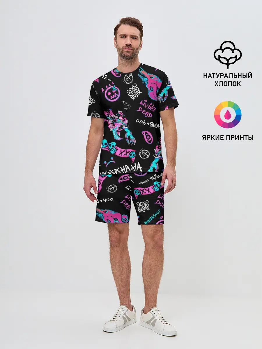 Мужской костюм с шортами / CS GO