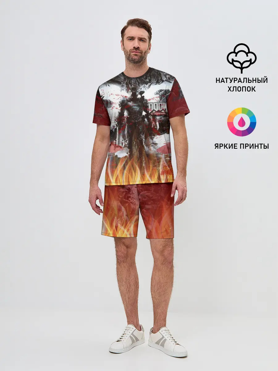 Мужской костюм с шортами / Doom Ethernal Ancient Gods